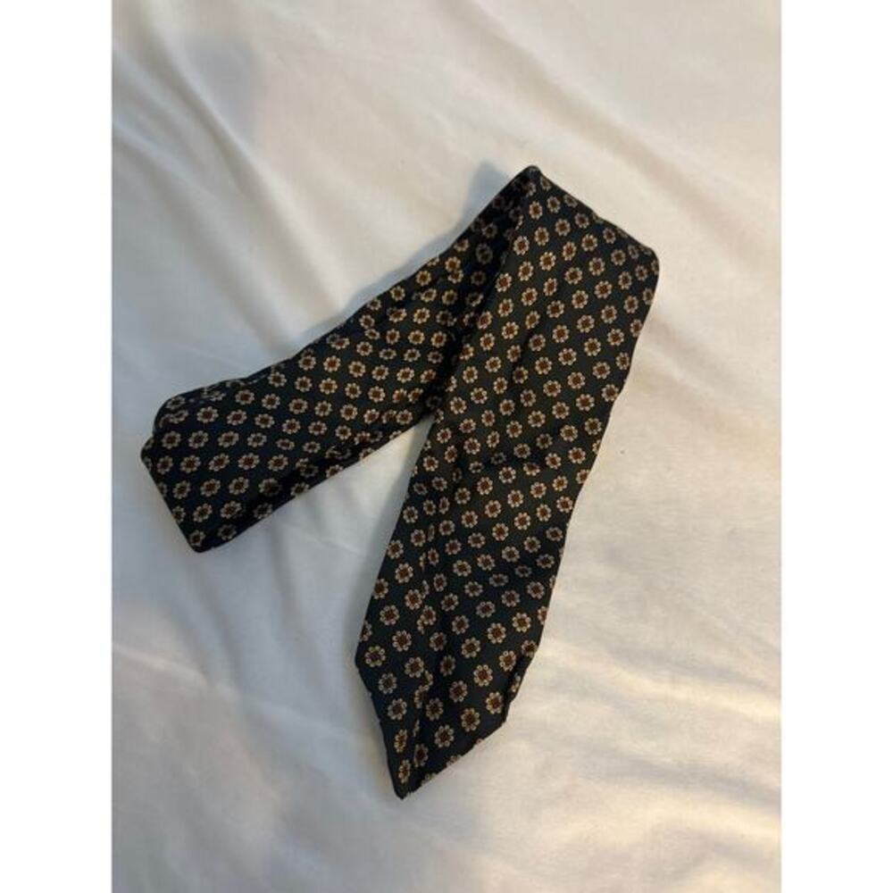 Robert Talbott Aries On Nob Hill Stanford Court Hotel Mens Floral Sunflower Tie‎